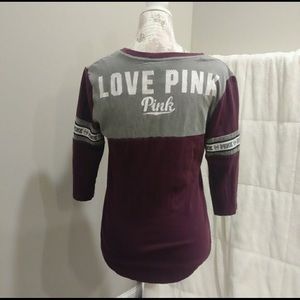 Victoria Secret PINK 3/4 sleeve t-shirt
